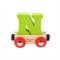 Bigjigs Rail Waggon für Holzeisenbahn - Buchstabe N