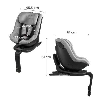 KINDERKRAFT Car Seat I-Guard Pro I-size (61–105 cm) Grey