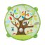 SKIP HOP Coperta gioco 5 giocattoli, cuscino Treetop Friends verde-marrone 0m+