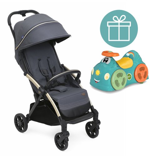 CHICCO Carrinho esportivo Goody Xplus - Dark Shadow + Chicco All around bouncer grátis