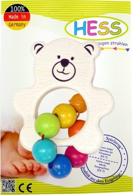 Hess Chrastítko medvídek s kuličkami