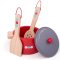 Bigjigs Toys Ensemble de vaisselle en bois à pois