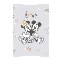CEBA skötunderlägg mjuk COSY (50x70) Disney Minnie & Mickey Grey