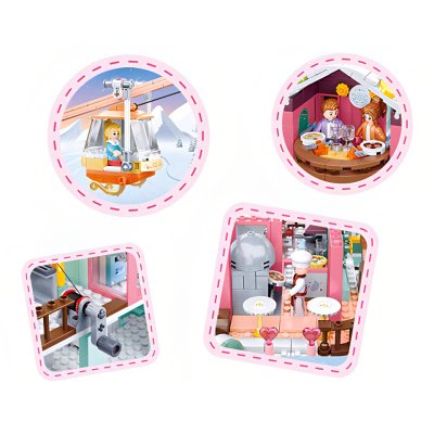 Sluban Happy Diary M38-B0962 Station de loisirs d'hiver