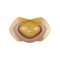 CANPOL BABIES Silikon-Schnuller symmetrisch Light touch GOLD 6-18m 2Stk. rosa