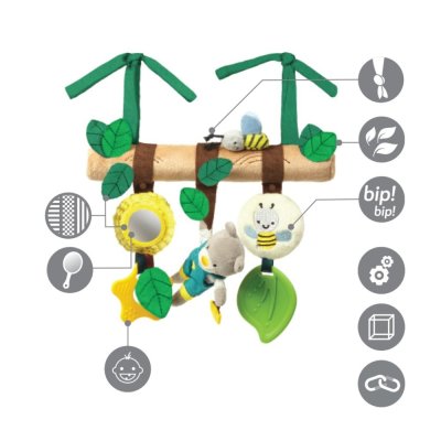 BABYONO Hanging toy gardener Teddy 0m+