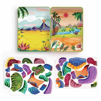 Mudpuppy Magnetic Dino Mix-Up Set