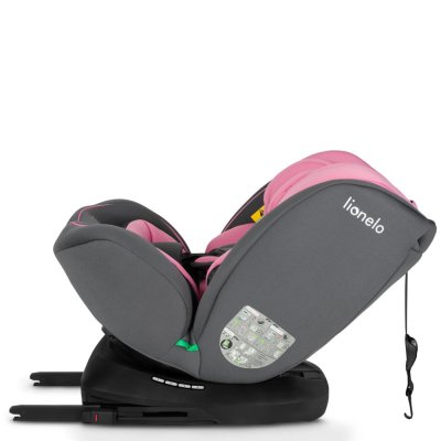LIONELO Bilbarnstol Bastiaan i-Size (40-150 cm) Pink Baby