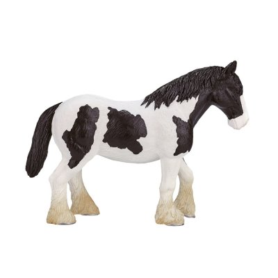Mojo Cheval Clydesdale noir et blanc