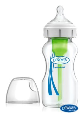 DR.BROWN'S Anti-Kolik-Flasche Options+ Weithals 270 ml Glas