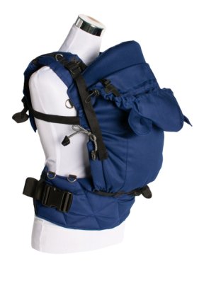 Monkey Mum® Capucha ligera para el portabebés Carrie - Azul marinero