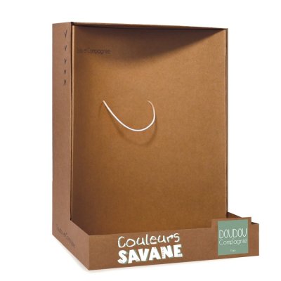 Doudou Plysch snuttefilt lejon Couleurs Savane 25 cm