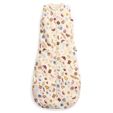 ERGOPOUCH Śpiworek do spania bawełna organiczna Jersey Bon Appetit 3-12 m, 6-10 kg, 0,2 tog