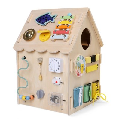 2Kids Toys Activity Board Häuschen Natur