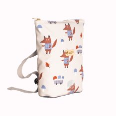 Plecak dla dziecka softshellowy Monkey Mum® - Liski na grzybach