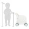 small foot Leseni sprehajalnik Toy Box Slon