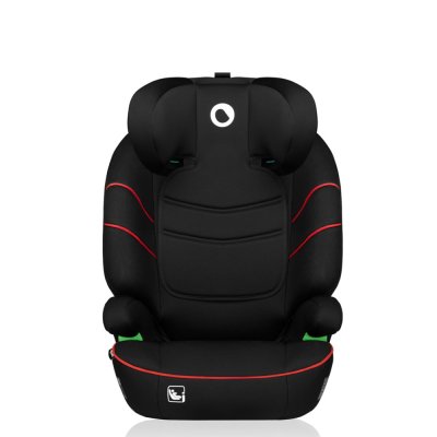 LIONELO Bilbarnstol Lars i-Size (100-150 cm) Sporty Black Red