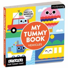 Mudpuppy Livro de Dupla Face com Espelho Meios de Transporte