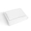 KLUPS Poszwa na kołdrę + poduszka do łóżeczka całorocznego Lux biała 135 x 100 + 60x40 cm