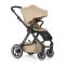 PETITE&MARS Kočárek kombinovaný ICON 2v1 Mocha Beige XXL AIR + Core Pro i-Size Black Grey + Báze