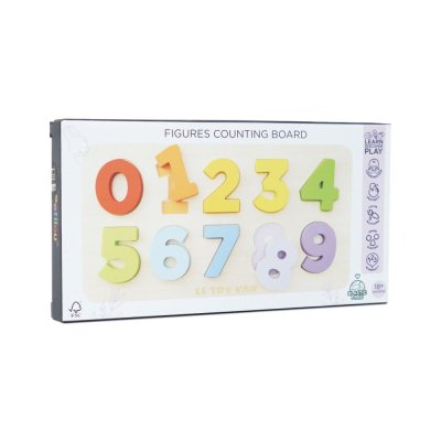 Le Toy Van Drewniane puzzle z cyframi
