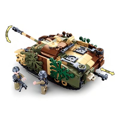 Sluban Army N38-B0858 Zamaskowany czołg opancerzony