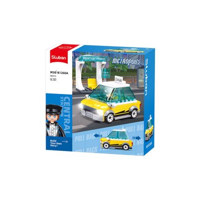 Sluban Metropolis M38-B1260A Taxi jaune
