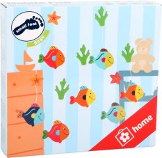 Small Foot Decorazione da Appendere in Legno Pesciolini