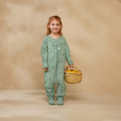 ERGOPOUCH Kombinezon do spania z bawełny organicznej Onesie Sweet Orchard 12-24 m, 2,5 tog