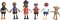 small foot Muñecos flexibles figuras piratas