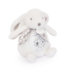 Doudou Spieluhr mit Projektion Häschen Weiß