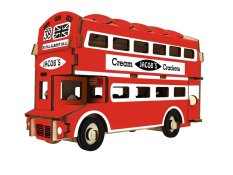 Woodcraft Puzzles 3D de Madera Doubledecker
