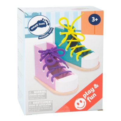 small foot Speelset Veters Strikken Schoen 2 stuks