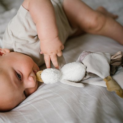 BABYONO Kocyk-przytulanka 2w1 Gęś Zoe 0m+