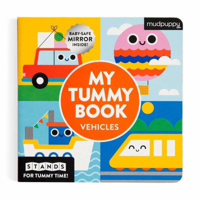 Mudpuppy Livro de Dupla Face com Espelho Meios de Transporte