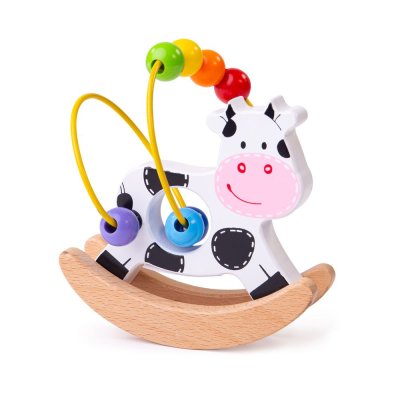 Bigjigs Baby Motorik Labyrinth Schaukel Kuh