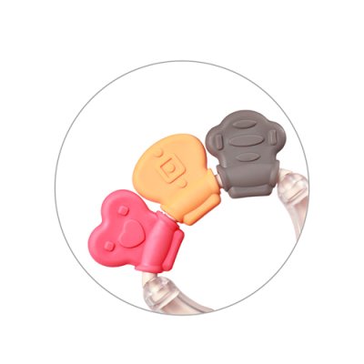 BABYONO Rattle with Teether 3m+ Shapes