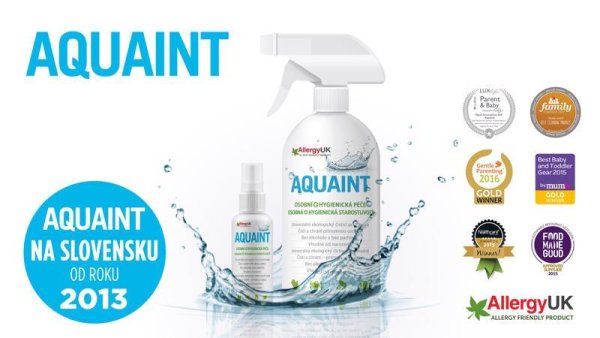 AQUAINT 100 % ökologisches Reinigungswasser 500 ml CZ/SK