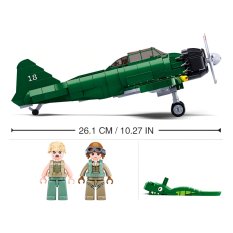 Sluban WWII M38-B1108 Avion de chasse Mitsubishi A6M Zero