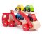 Bigjigs Toys Holz-LKW mit Autos