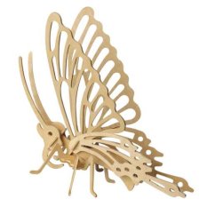 Woodcraft Dřevěné 3D puzzle Motýl