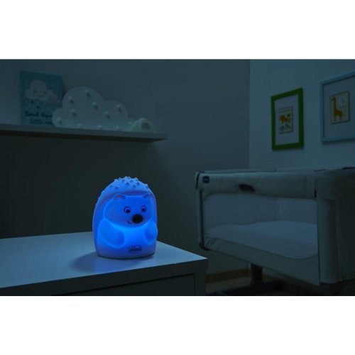 CHICCO Φωτιστικό νύχτας, επαναφορτιζόμενο, φορητό Sweet Lights - Hedgehog