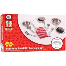 Bigjigs Toys Metallisches Geschirrset