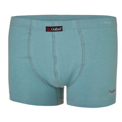 Boxer da uomo sottili con cucitura piatta Outlast® - lichene scuro