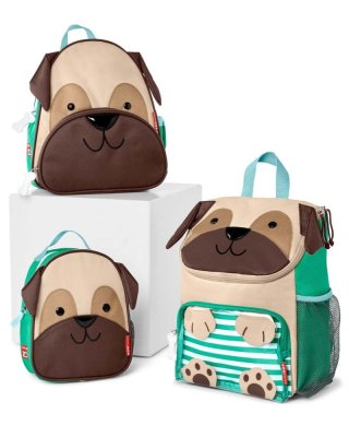 SKIP HOP Zoo Nahrbtnik za vrtec Mopslík 3 let+