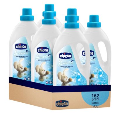 6x CHICCO Detergent de rufe pentru copii Sensitive 1,5 l (27 spălări)
