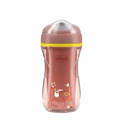 CHICCO Šalica Active termo s tvrdim nastavkom pink, 14mj+