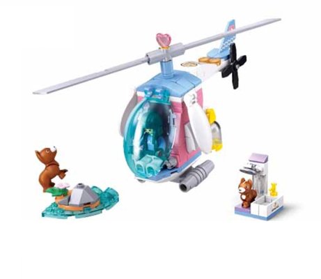 Sluban Metropolis M38-B1212B Rettungshubschrauber für Haustiere