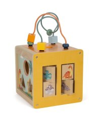 small foot Lesena motorična kocka Dino