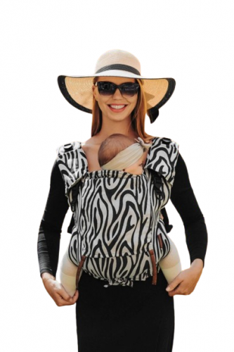 Baby carrier Be Lenka 4ever Neo - Zebra - Black & White
